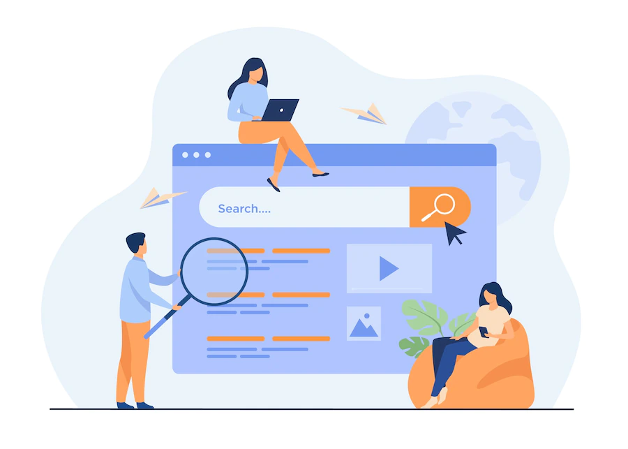 people-using-search-box-query-engine-giving-result